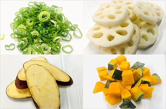 カット野菜（各種野菜、銀杏切り・千切り・乱切り・細切り等ご要望に応じます）